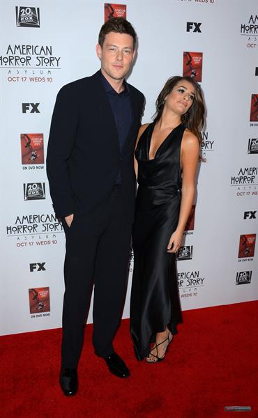 Lea Michele FST American Horror Story Asylum premiere in LA 10/13/12 