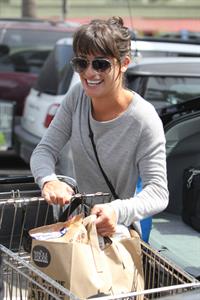 Lea Michele leaving Whole Foods in LA 9/21/12 