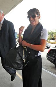 Lea Michele  departs LA airport 9/21/12 