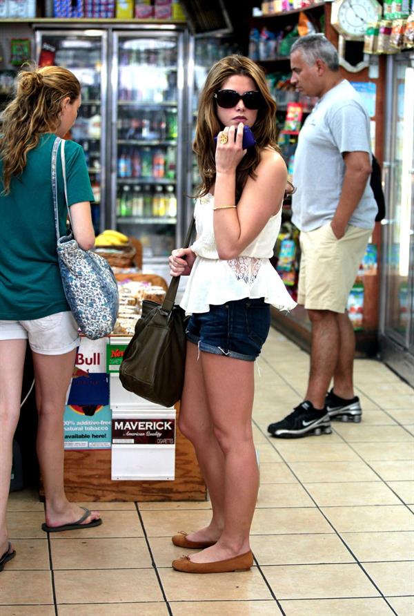Ashley Greene out in New York City on July 7, 2010 