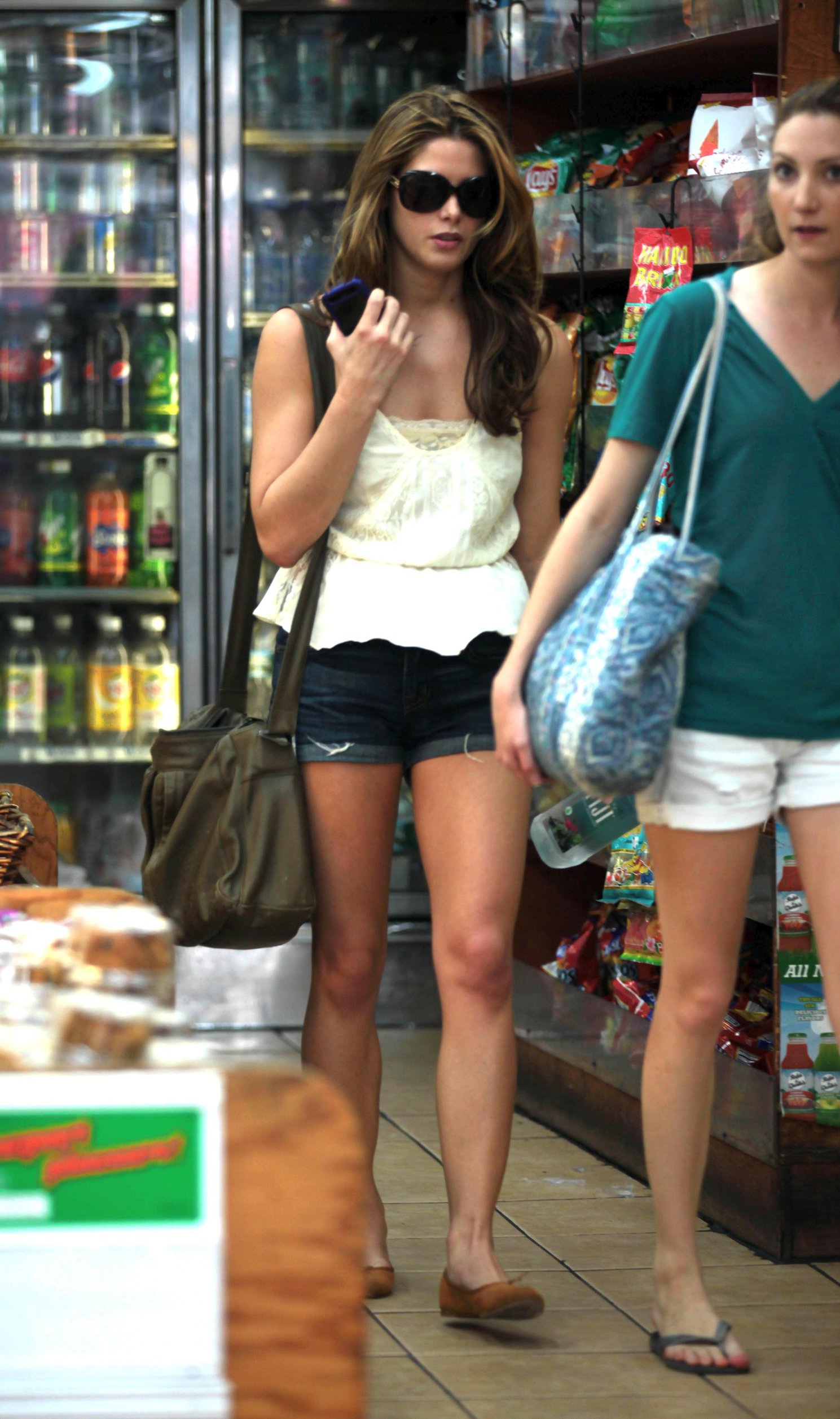 Ashley Greene out in New York City on July 7, 2010 