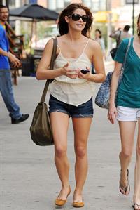 Ashley Greene out in New York City on July 7, 2010 