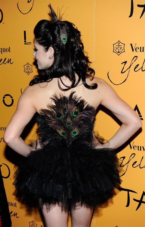 Ashley Greene Veuve Clicquot Yelloween in Las Vegas 