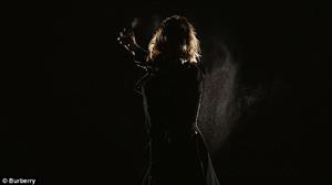 Lily James Topless for Burberry