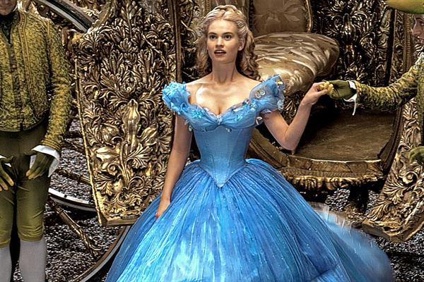 Lily James as Cinderella