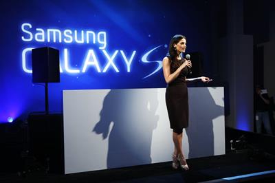 Ashley Greene at the Samsung Galaxy S III launch in New York on July 20, 2012