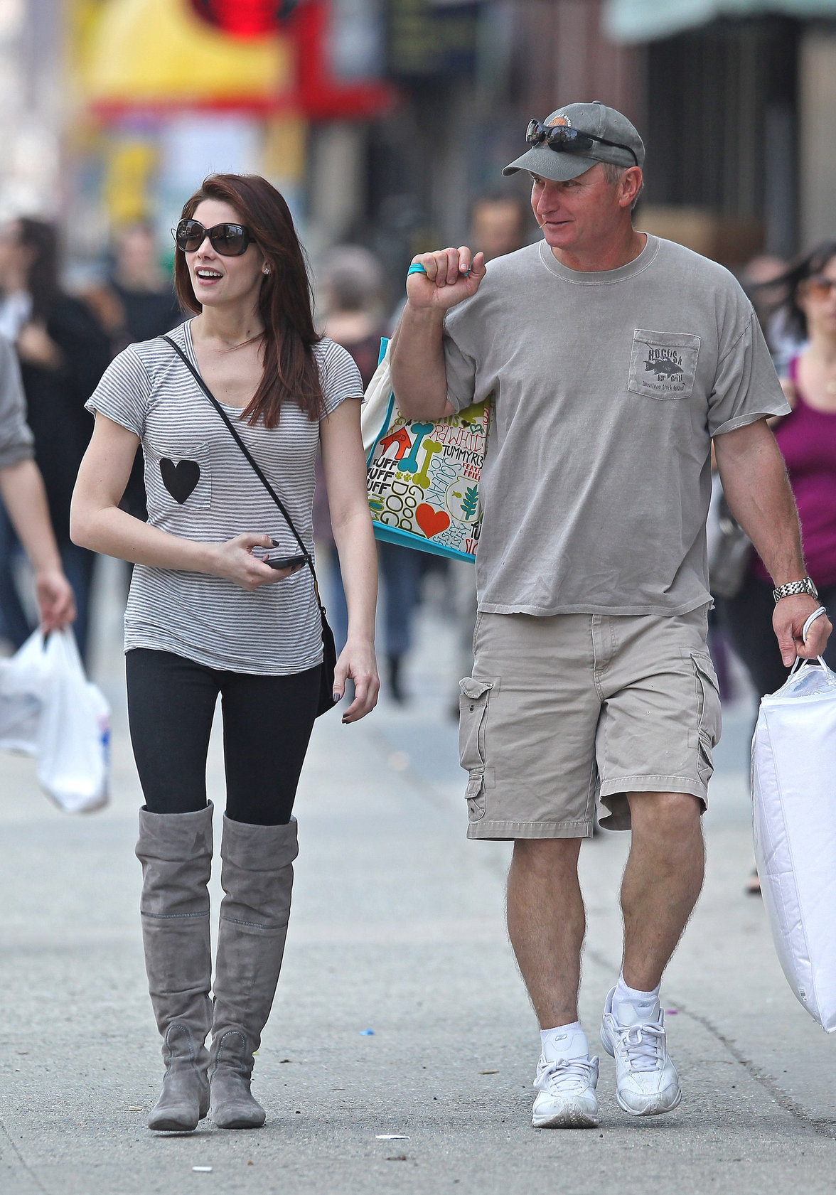 Ashley Greene shopping in New York City on March 18, 2011