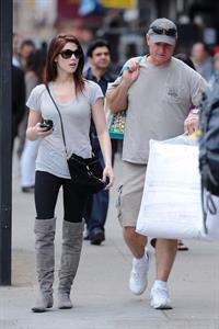 Ashley Greene shopping in New York City on March 18, 2011