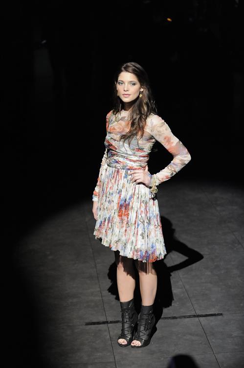 Ashley Greene Milan Fashion Week Womenswear Autumn Winter 2010 show February 28
