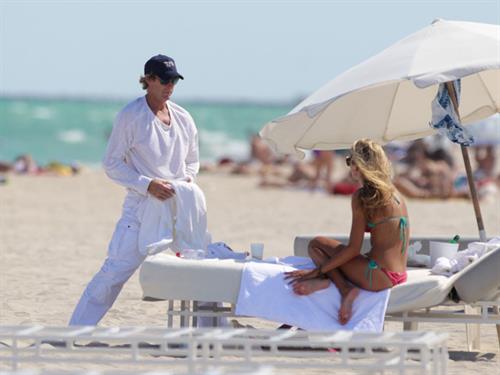 Lauren Stoner in a bikini