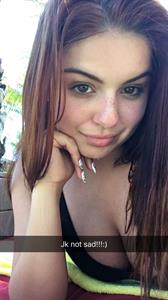 Ariel Winter taking a selfie
