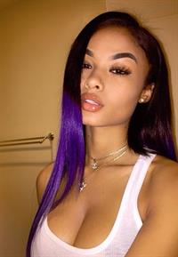 India Westbrooks taking a selfie