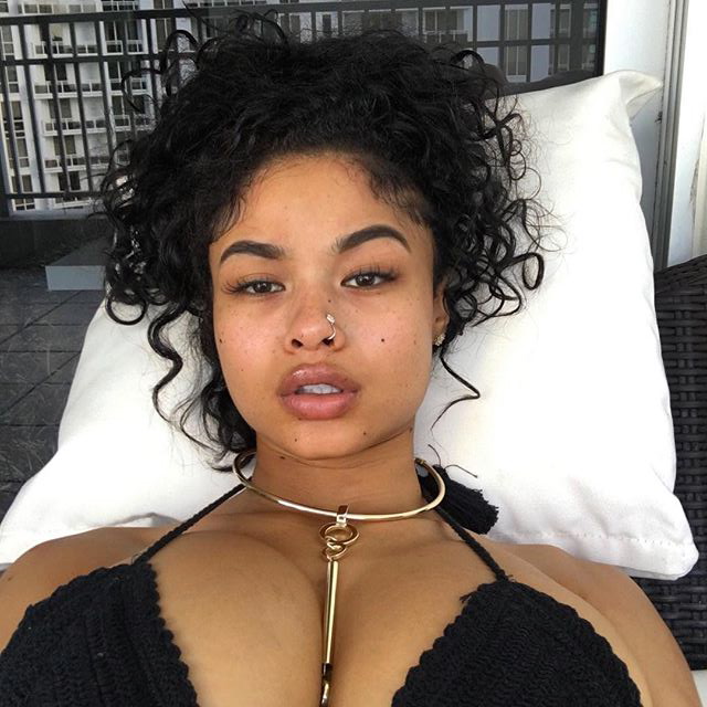 India Westbrooks taking a selfie