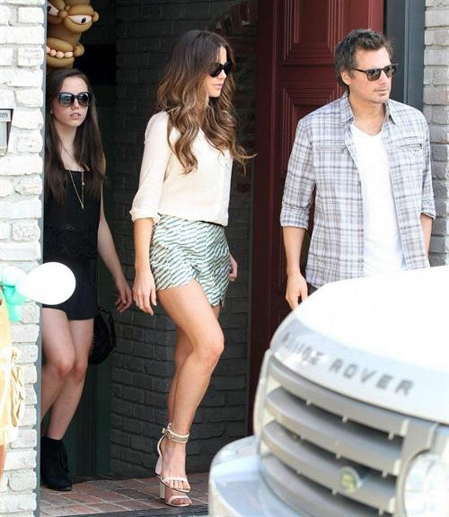 Kate Beckinsale Spotted at the Joel Silver Memorial Day party at his house in Malibu May 27, 2013 