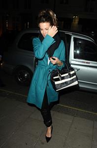 Kate Beckinsale out for dinner at Scott's Restaurant in London February 18-2013 