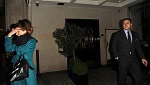 Kate Beckinsale out for dinner at Scott's Restaurant in London February 18-2013 