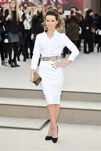 Kate Beckinsale Burberry Prorsum show at London Fashion Week 2/18/13 