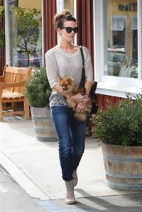 Kate Beckinsale out with her dog in Los Angeles 4/8/13 