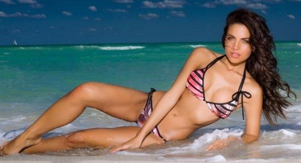 Diana Morales in a bikini