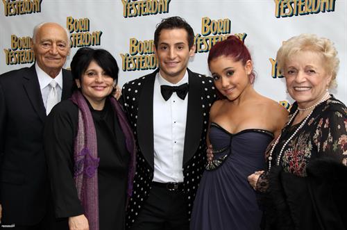 Ariana Grande opening night of Born Yesterday on April 24, 2011