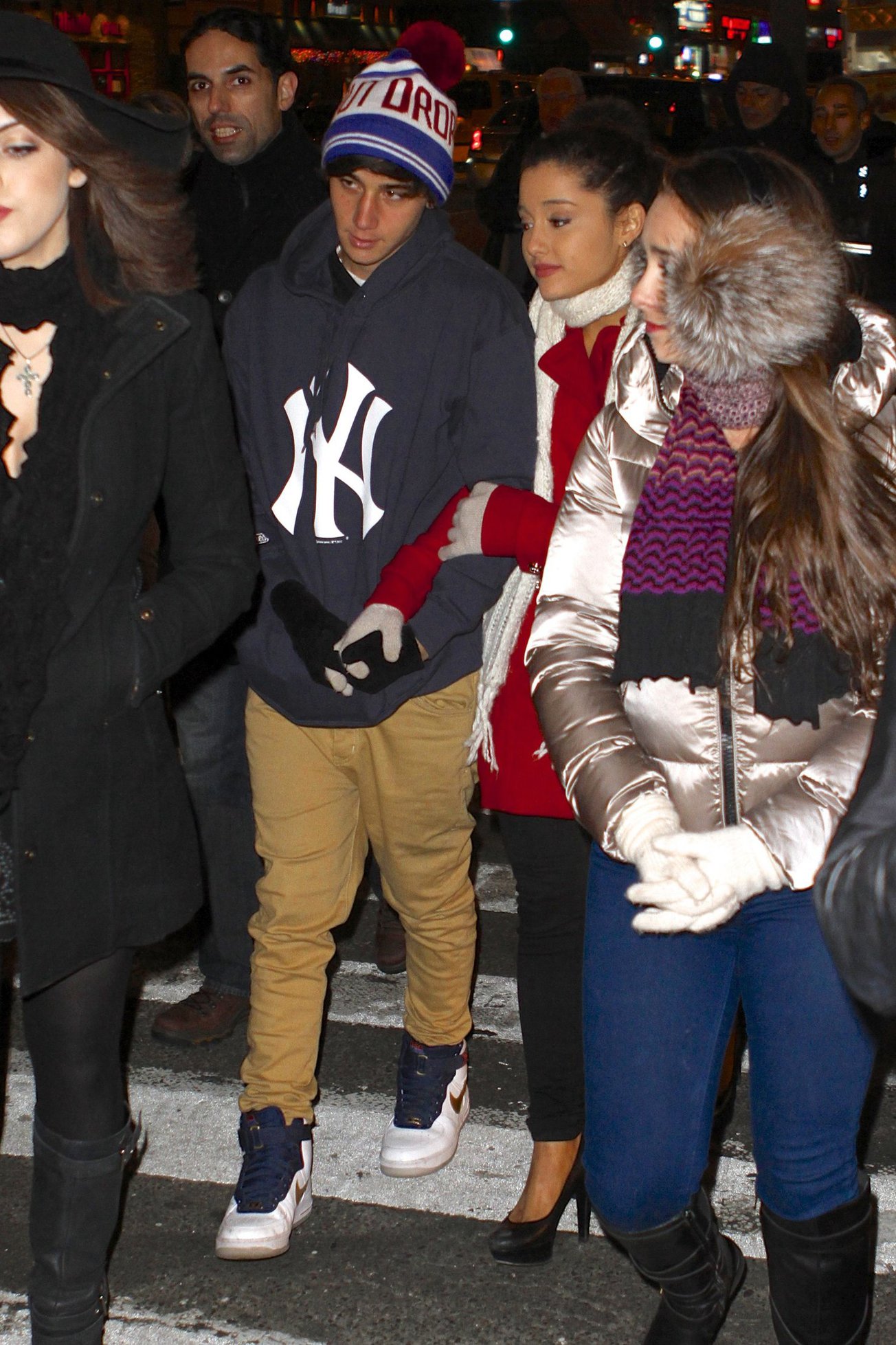 Ariana Grande in New York City 1/1/13