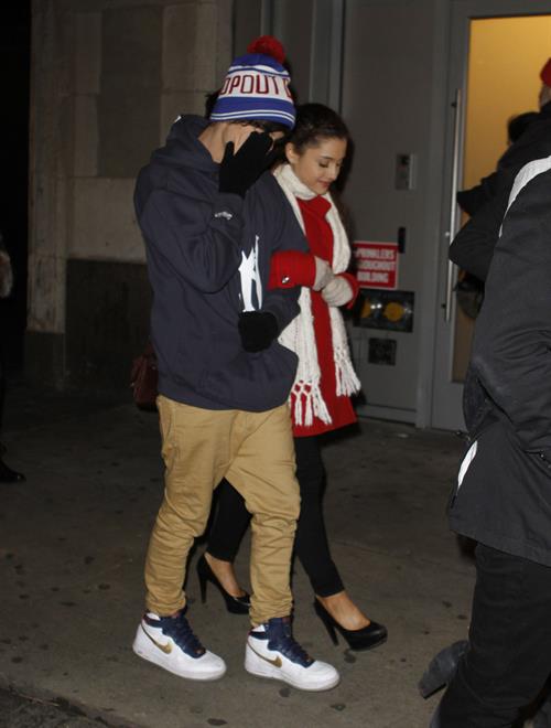 Ariana Grande in New York City 1/1/13