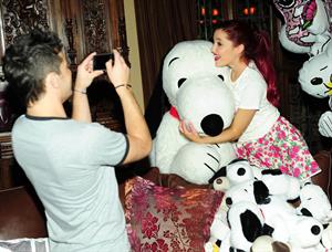Ariana Grande Valentine Twitter party in Los Angeles 08-02-2012 
