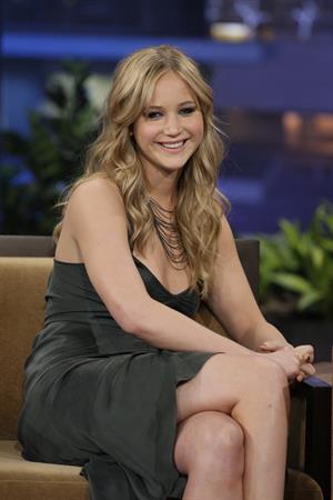 Jennifer Lawrence on The Tonight Show with Jay Leno on February 2, 2011 