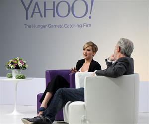Jennifer Lawrence Q&A at the Yahoo Headquarters - Los Angeles - November 6, 2013 