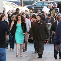 Jennifer Lawrence Arriving at the Jimmy Kimmel Live (January 31, 2013) 