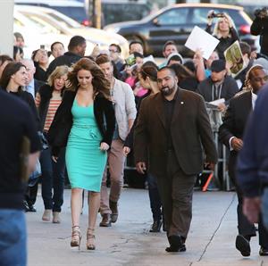 Jennifer Lawrence Arriving at the Jimmy Kimmel Live (January 31, 2013) 