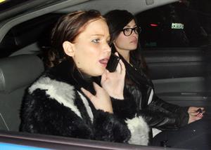 Jennifer Lawrence at Chateau Marmont Hotel 1/5/13  