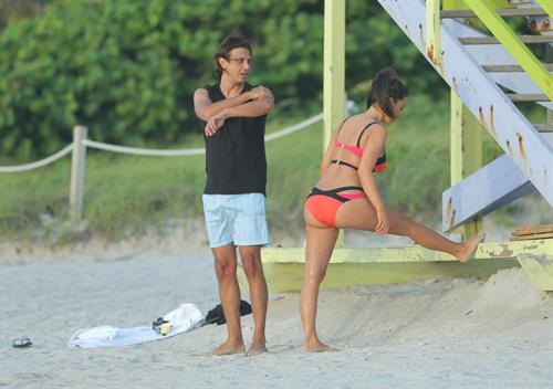 Kim Kardashian - Bikini Candids in Miami 