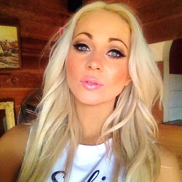 Krystal Dawson taking a selfie