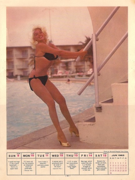 Jayne Mansfield in a bikini