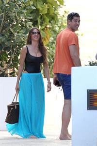 Sofia Vergara - beach candids in Miami 1/2/13  