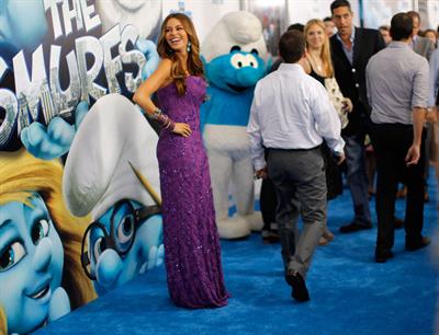 Sofia Vergara at The Smurfs World Premiere on July 24, 2011 