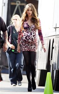 Sofia Vergara on the set of '''Modern Family' in LA October 3, 2012 
