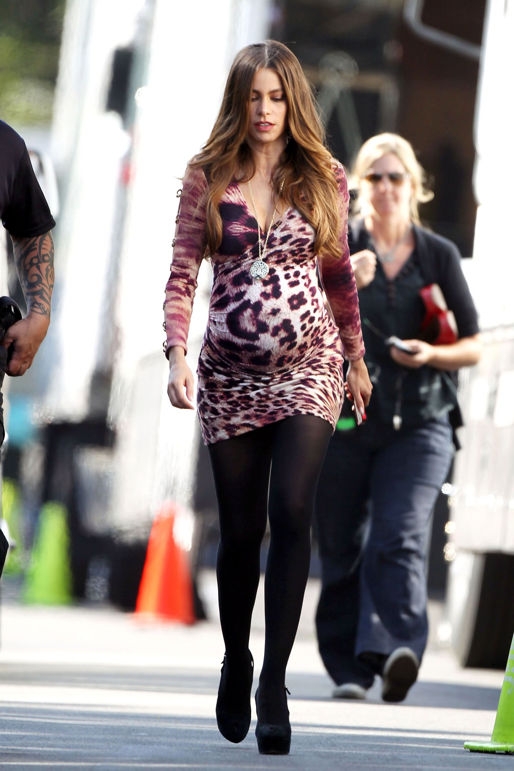 Sofia Vergara on the set of '''Modern Family' in LA October 3, 2012 