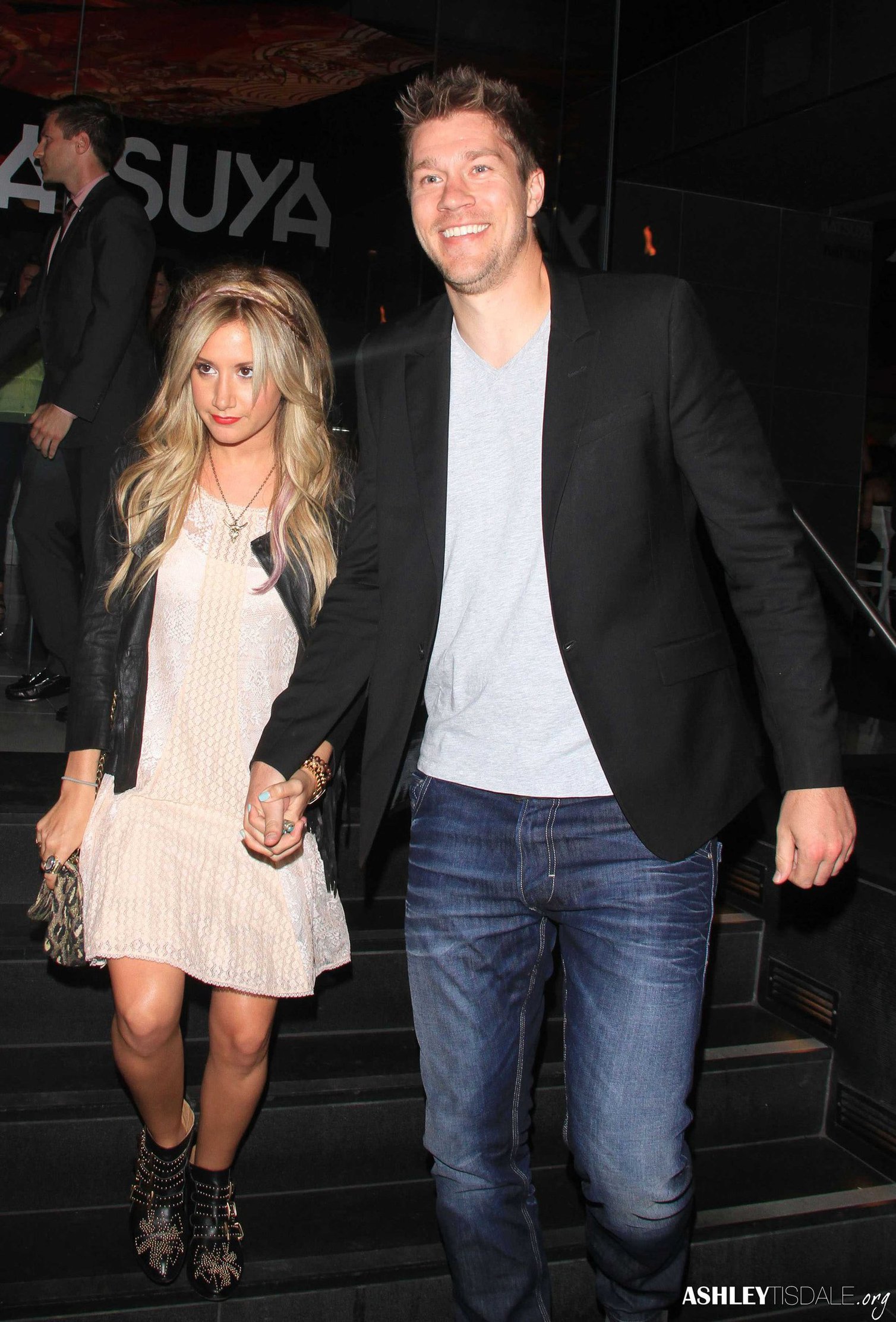 Ashley Tisdale leaving Katsuya restaurant in Hollywood 02-08-2012