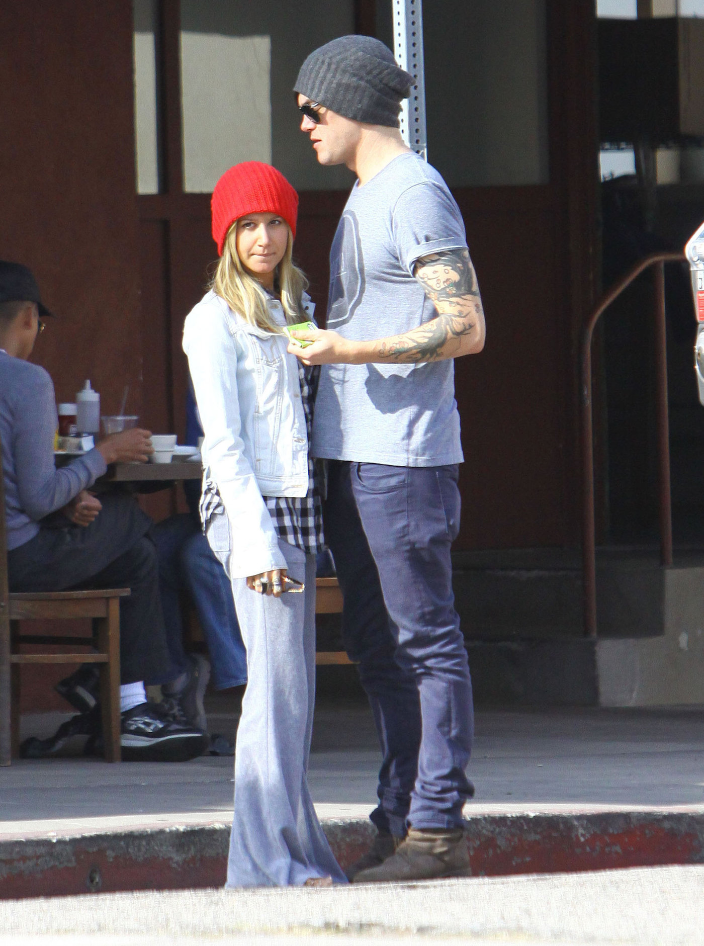 Ashley Tisdale leaving Kings Road Cafe in Studio City 12/9/12 