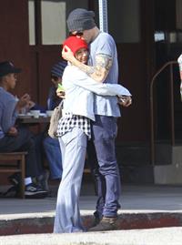 Ashley Tisdale leaving Kings Road Cafe in Studio City 12/9/12 