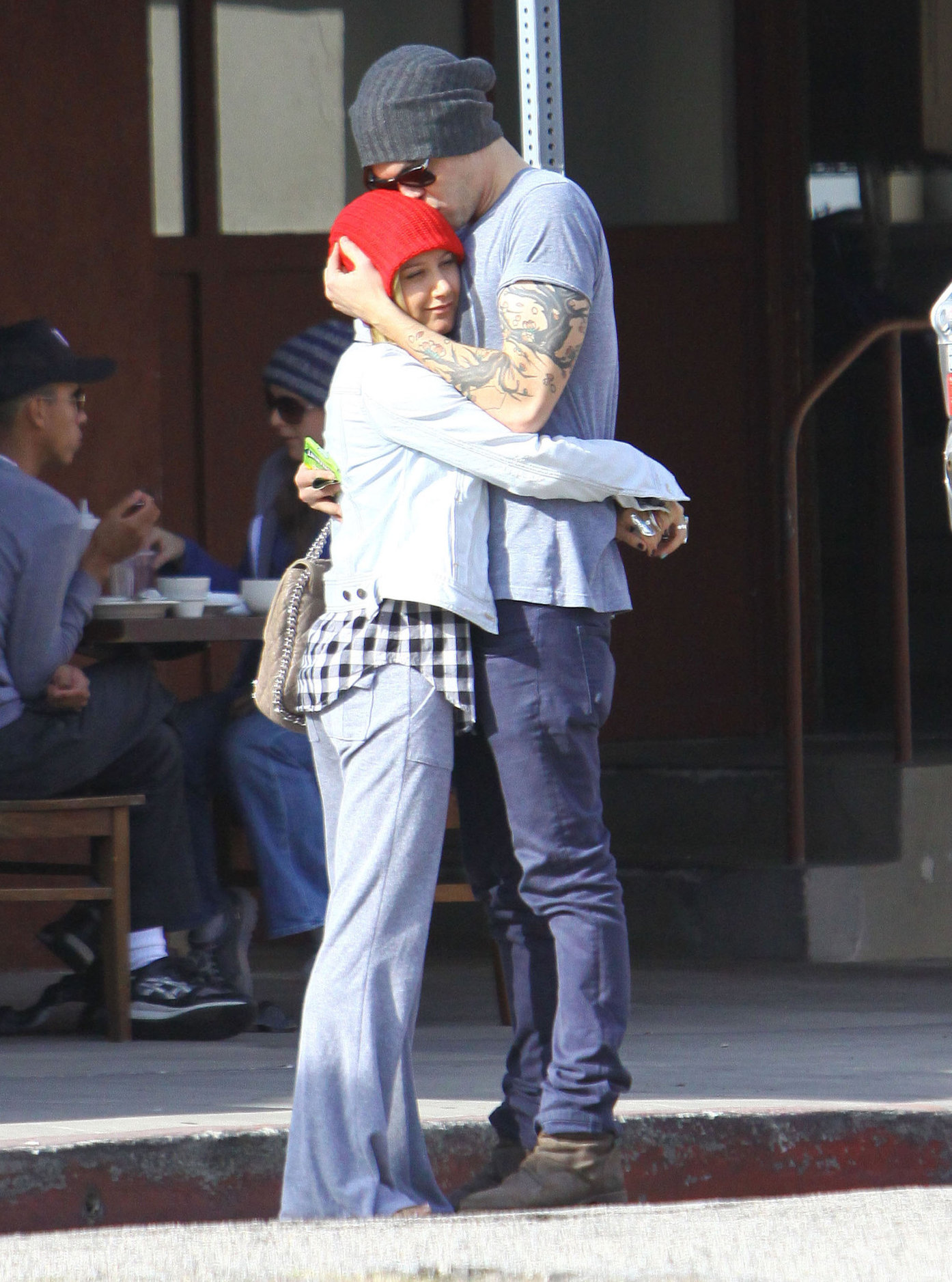 Ashley Tisdale leaving Kings Road Cafe in Studio City 12/9/12 