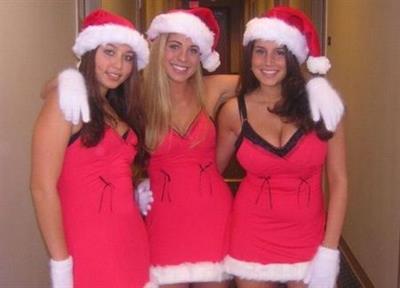 Hot Christmas Girls