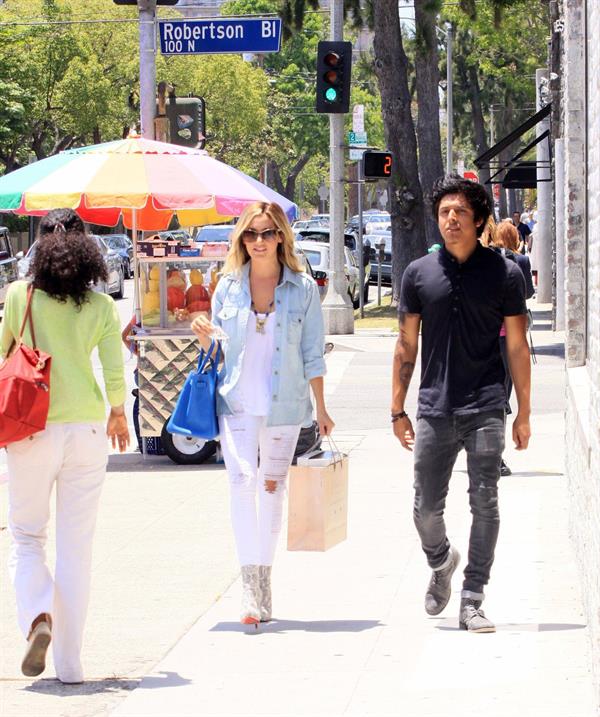 Ashley Tisdale Shopping In West Hollywood 5/30/12