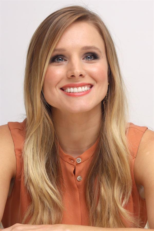 Kristen Bell  Hit And Run  Press Conference, Aug 12, 2012