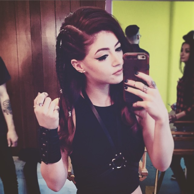 Chrissy Costanza taking a selfie