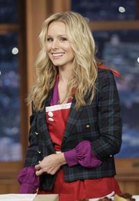 Kristen Bell 'The Late Late Show with Craig Ferguson' - December 11, 2008  