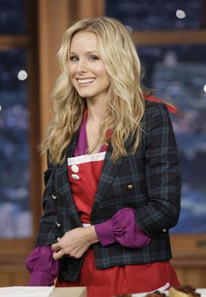 Kristen Bell 'The Late Late Show with Craig Ferguson' - December 11, 2008  