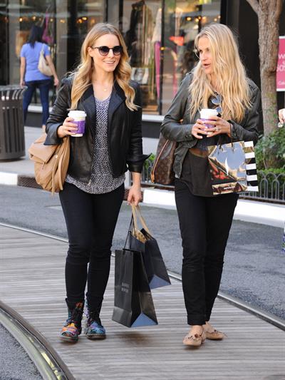 Kristen Bell out shopping at The Americana at Brand in Glendale 10/30/12